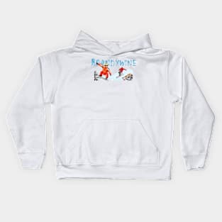 Skiing and snowboarding in Brandywine Kids Hoodie